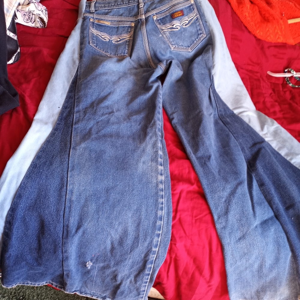 Wideleg custom vintage jeans